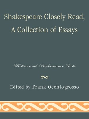 cover image of Shakespeare Closely Read